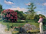 Frederic Bazille The Little Gardener painting